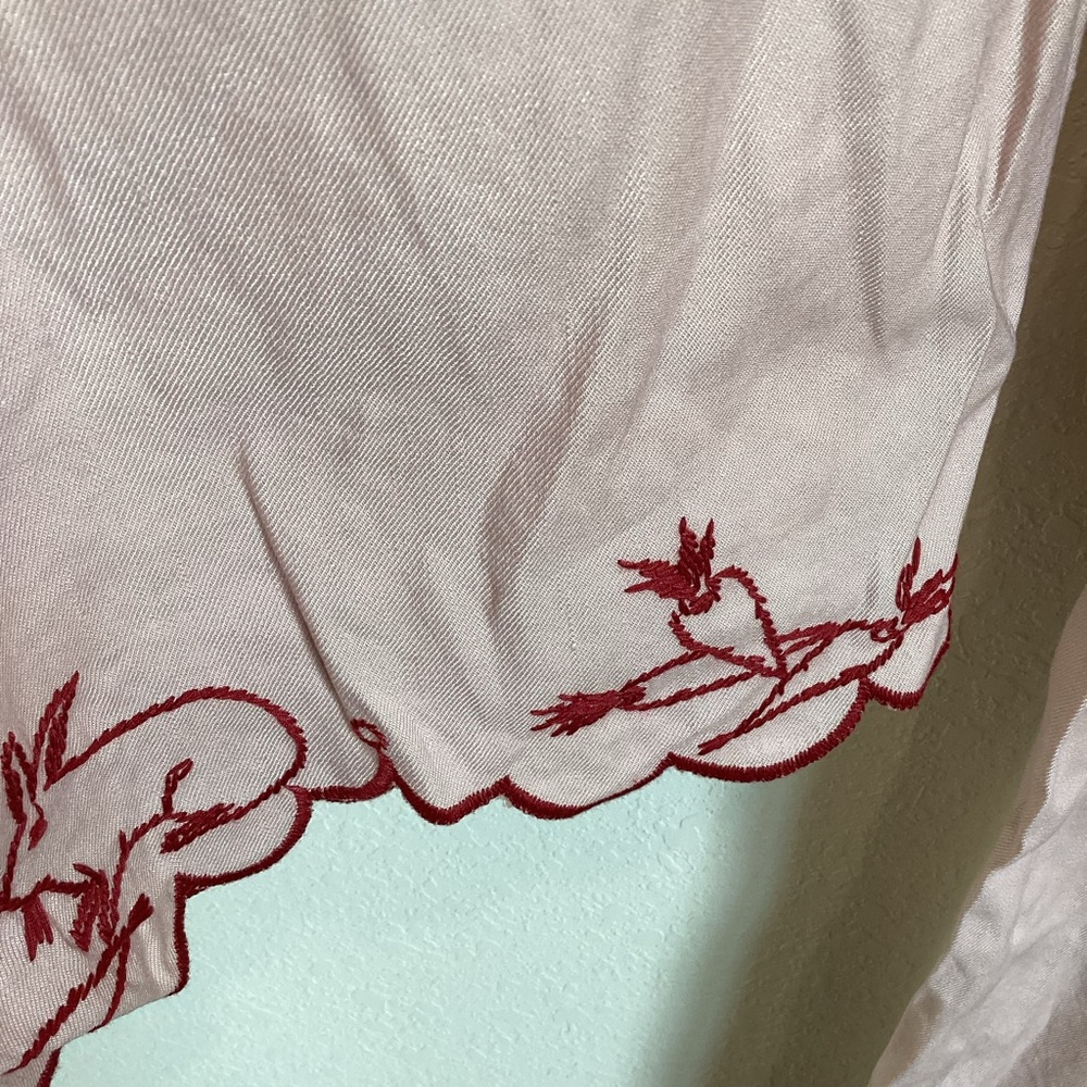 🥬🐇NWOT Anthropologie Maeve Junie Embroidered High-Rise Flare Pants 29 Bunny - Picture 8 of 15